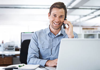 Young make adult calling into call center